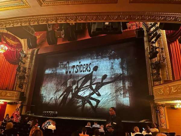 Bernard B. Jacobs Theatre, section: Orchestra R, row: L, seat: 4