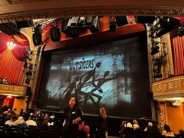 Bernard B. Jacobs Theatre, section: Orchestra R, row: L, seat: 8