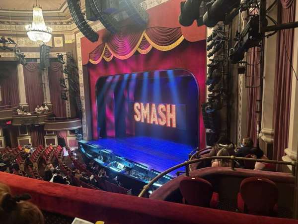 Imperial Theatre, section: Front Mezzanine R, row: B, seat: 110
