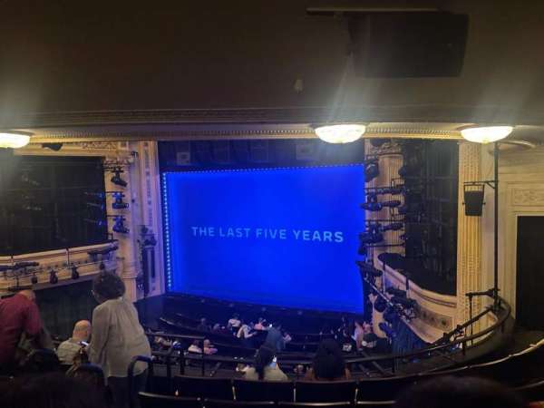 Hudson Theatre, section: Dress Circle R, row: F, seat: 6