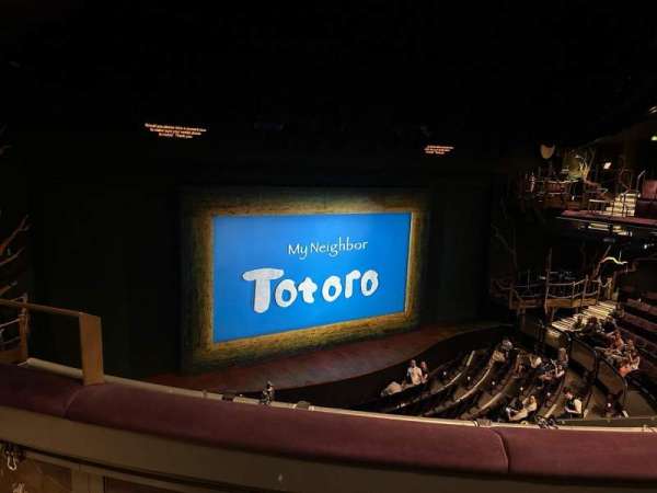 Gillian Lynne Theatre, section: Circle , row: B, seat: 61
