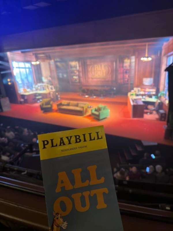 Nederlander Theatre, section: Mezzanine R, row: B