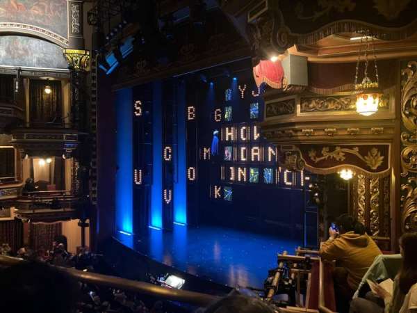 Belasco Theatre, section: Mezzanine R, row: B, seat: 24