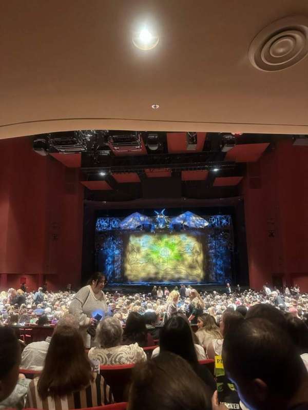 San Diego Civic Theatre, section: Dress Circle R, row: F, seat: 6