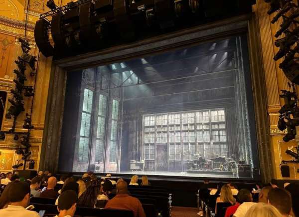 Neil Simon Theatre, section: Orchestra R, row: L, seat: 2