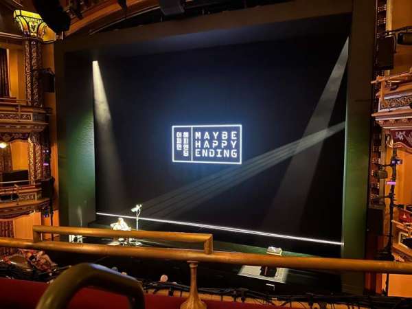 Belasco Theatre, section: Mezzanine R, row: B, seat: 2