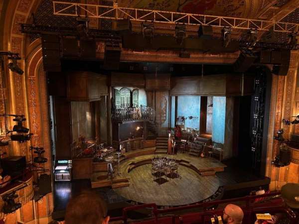 Walter Kerr Theatre, section: Mezzanine L, row: E, seat: 1