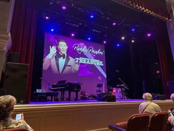 The Ridgefield Playhouse, section: Orchestra Left, row: C, seat: 1