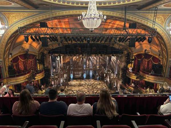 Richard Rodgers Theatre, section: Rear Mezzanine C, row: K, seat: 109