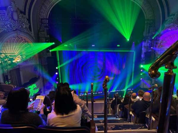 Palace Theatre, Broadway, section: Mezzanine L, row: F, seat: 1