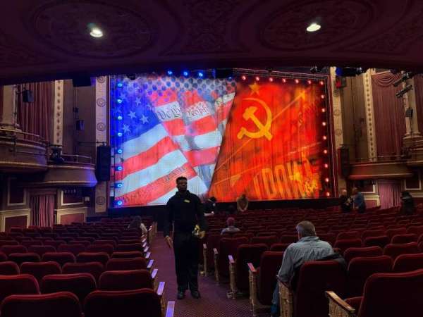 Imperial Theatre, section: Orchestra L, row: P, seat: 1