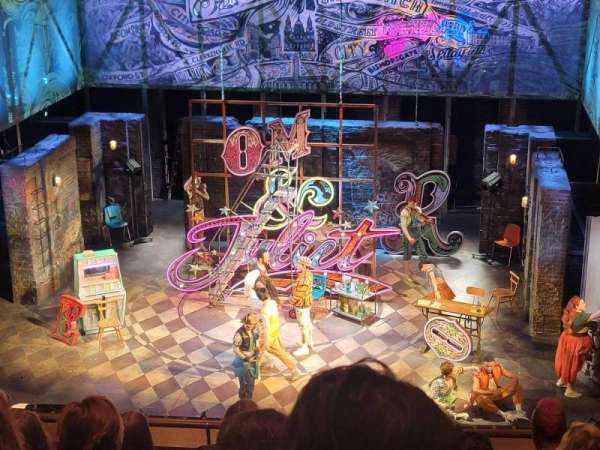 Stephen Sondheim Theatre, section: Mezzanine C, row: FF, seat: 104