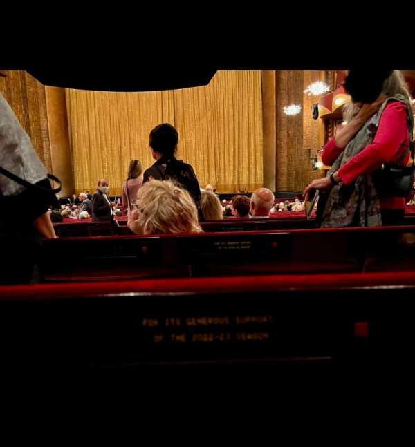 Metropolitan Opera House - Lincoln Center, section: Orchestra R, row: DD, seat: 2