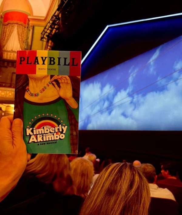 Booth Theatre, section: Orchestra R, row: E, seat: 12