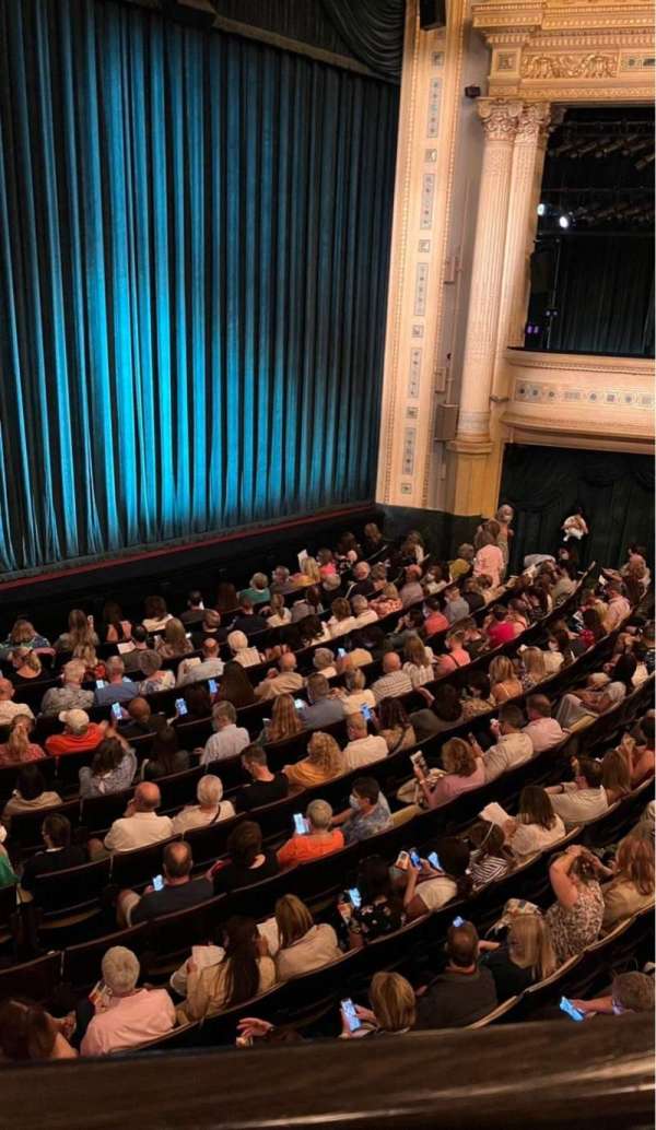Hudson Theatre, section: Dress Circle L, row: A, seat: 13