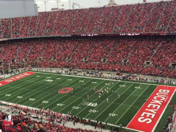Ohio Stadium, section: 29C, row: 34, seat: 8