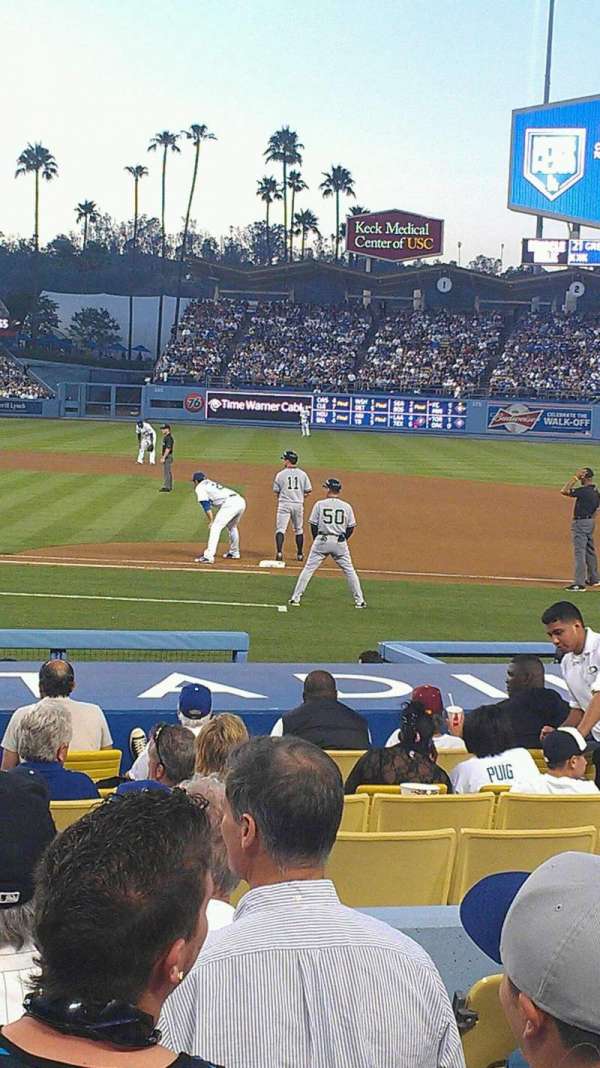 Dodger Stadium, section: 20FD, row: G, seat: 5
