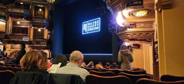 Belasco Theatre, section: Orchestra R, row: M, seat: 26