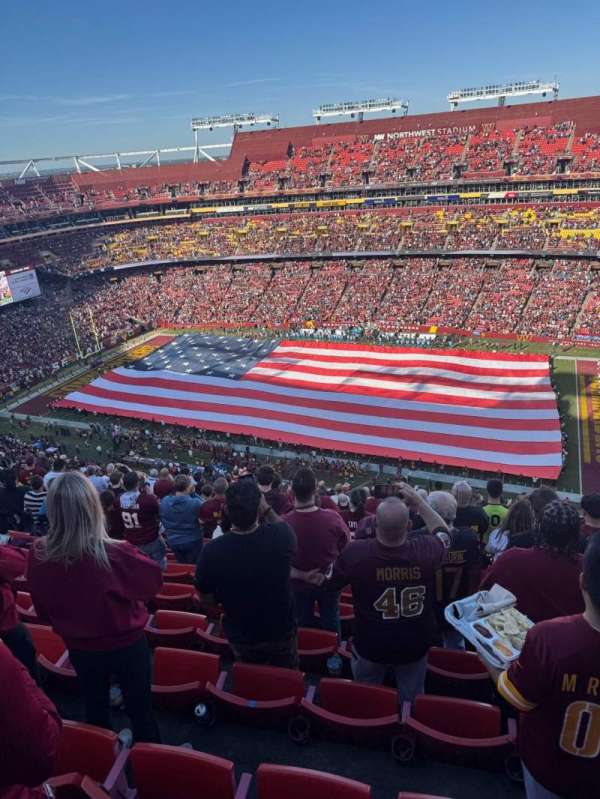 Northwest Stadium, section: 452, row: 19, seat: 4