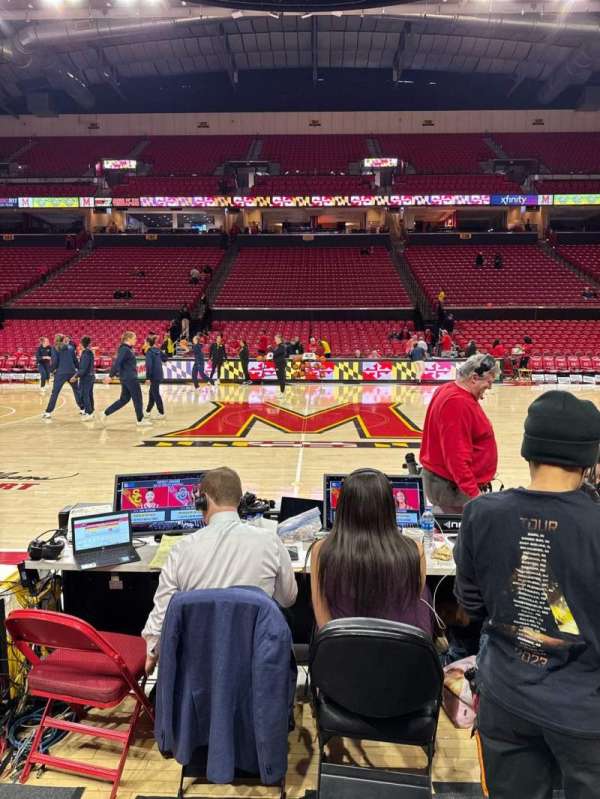 Xfinity Center, Maryland, section: 114, row: A, seat: 13