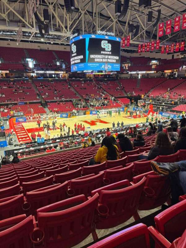 Xfinity Center, Maryland, section: 126, row: 15, seat: 20