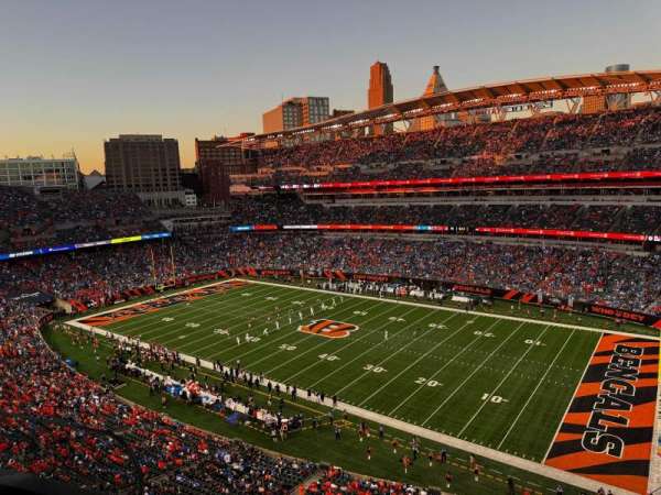Paycor Stadium, section: 305, row: 2, seat: 18
