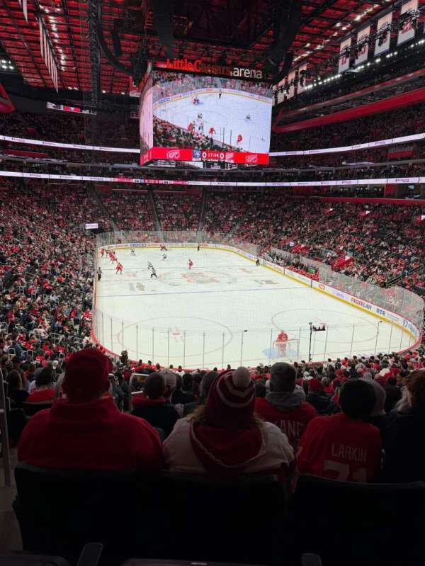 Little Caesars Arena, section: 103, row: 25, seat: 25