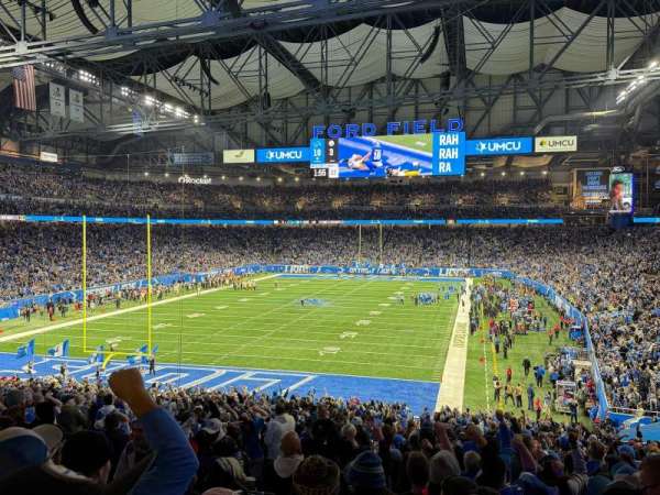 Ford Field, section: 140, row: 39, seat: 3