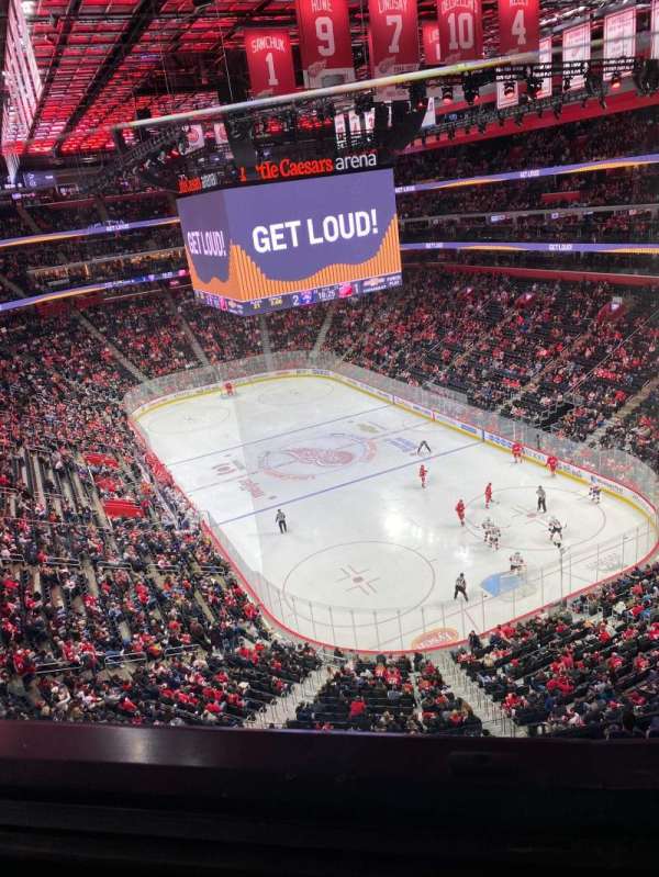 Little Caesars Arena, section: 221, row: 1, seat: 8