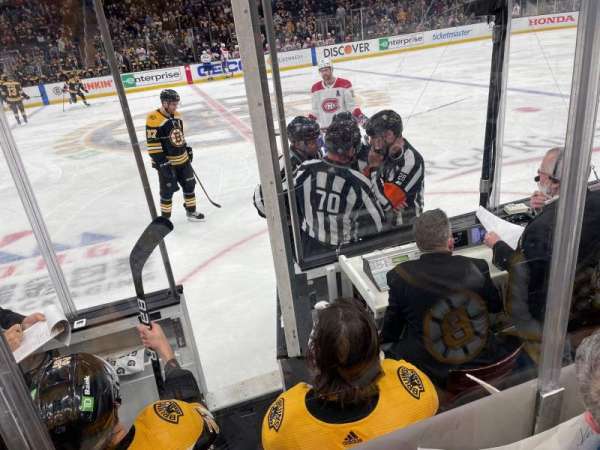 TD Garden, section: 12, row: 4, seat: 15