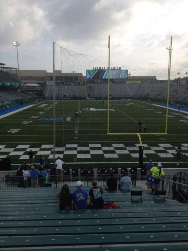 Yulman Stadium, section: 113, row: 20, seat: 10