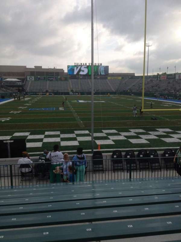 Yulman Stadium, section: 113, row: U, seat: 18
