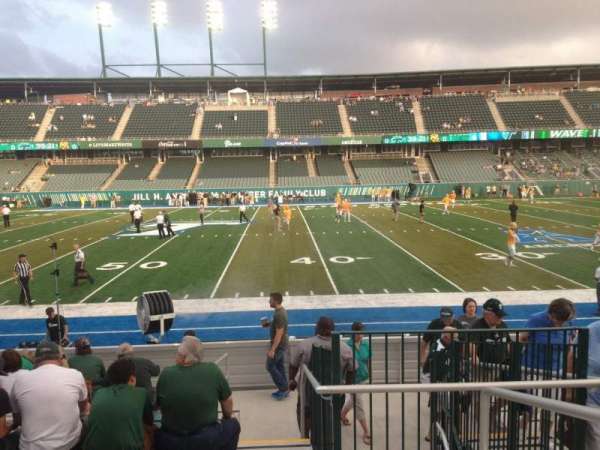 Yulman Stadium, section: 121, row: N, seat: 1