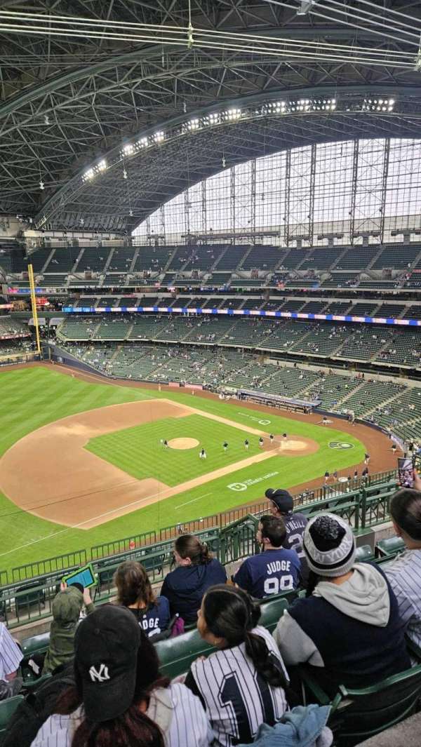 American Family Field, section: 432, row: 13, seat: 22