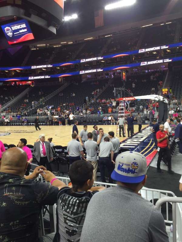 T-Mobile Arena, section: 7, row: GS2, seat: 7