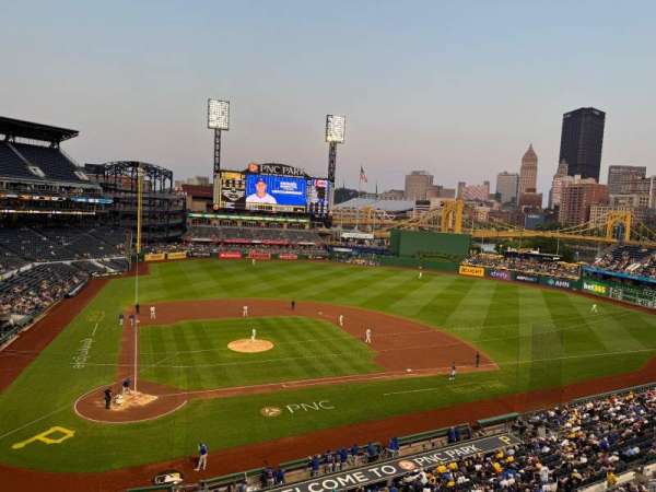 PNC Park, section: 212, row: A, seat: 5