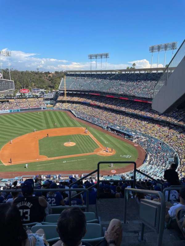 Dodger Stadium, section: RS, row: EE, seat: 1