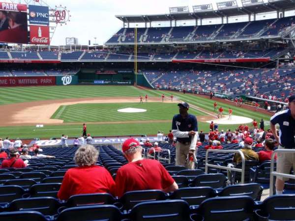 Nationals Park, section: 116, row: SS, seat: 4