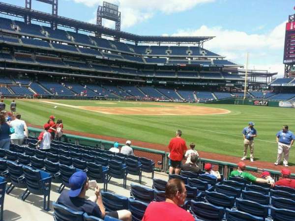 Citizens Bank Park, section: 111, row: 10, seat: 8