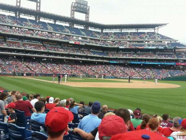 Citizens Bank Park, section: 111, row: 10, seat: 6