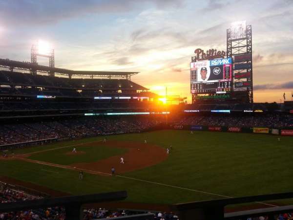 Citizens Bank Park, section: 210, row: 1, seat: 7