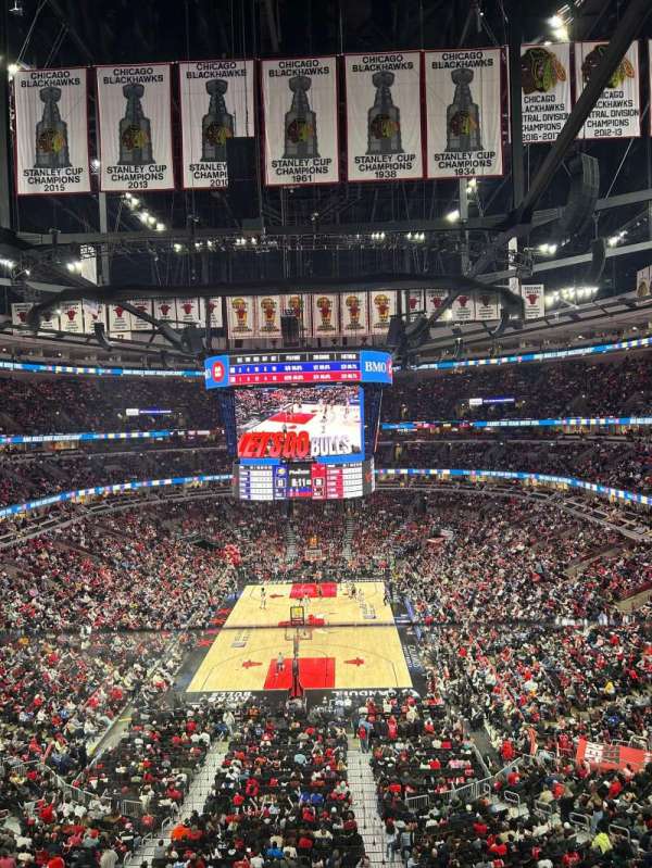 United Center, section: 309, row: 1, seat: 2