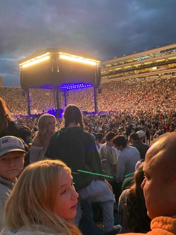 Notre Dame Stadium, section: 6, row: 17, seat: 8