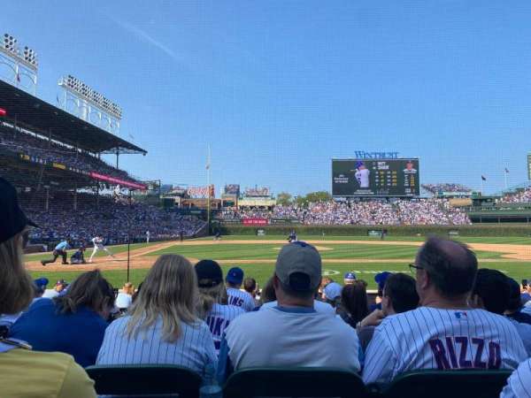 Wrigley Field, section: 22, row: 10, seat: 4