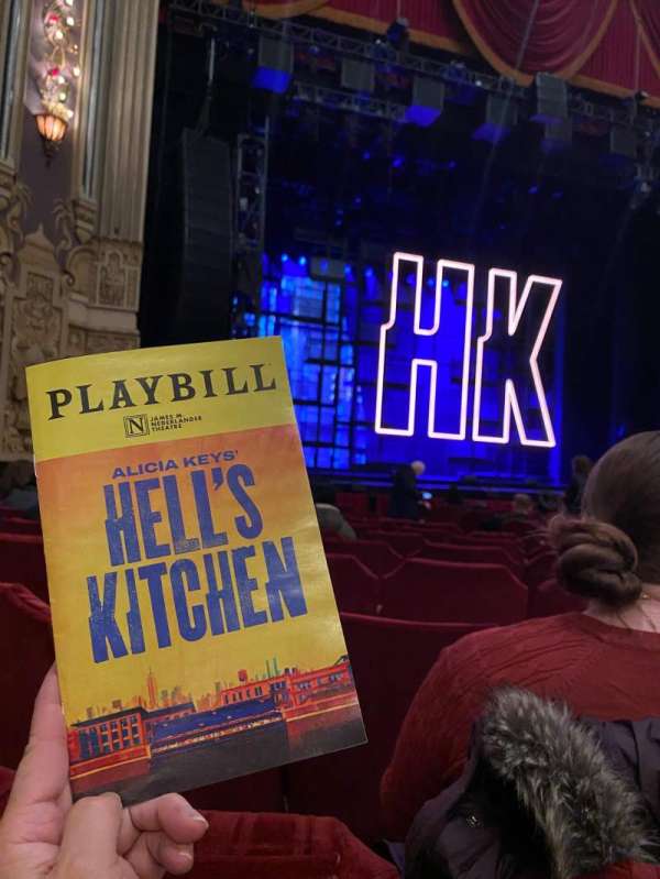 James M. Nederlander Theatre, section: Orchestra L, row: N, seat: 11