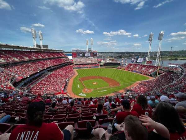 Great American Ball Park, section: 526, row: M, seat: 8