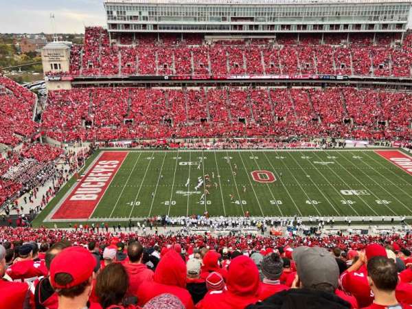 Ohio Stadium, section: 24C, row: 32, seat: 15