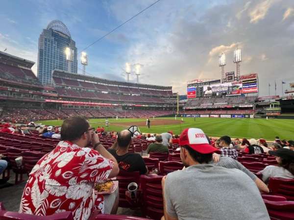 Great American Ball Park, section: 134, row: N, seat: 13