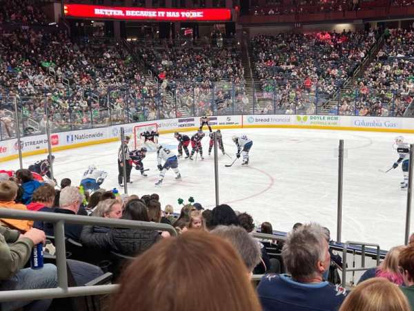 Nationwide Arena, section: 104, row: K, seat: 19