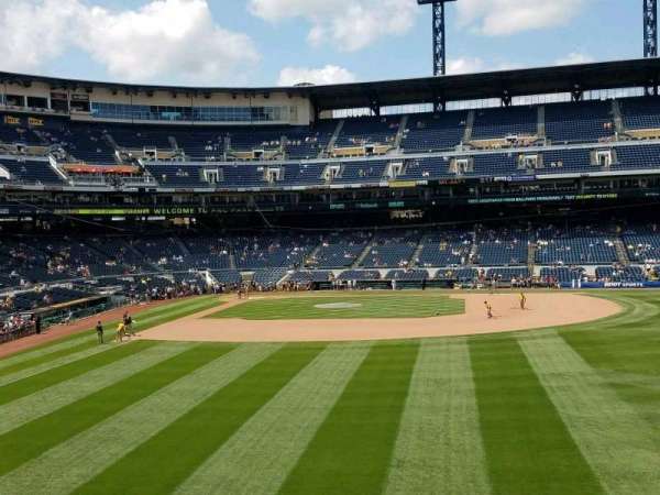 PNC Park, section: 143, row: D, seat: 5